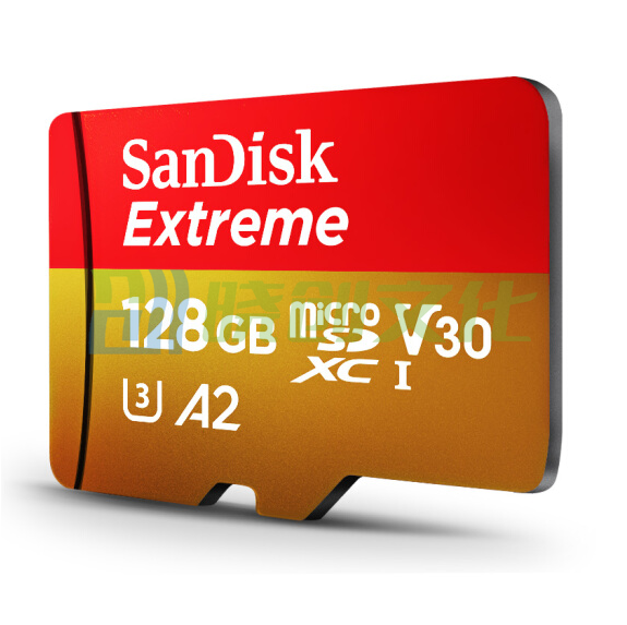 闪迪（SanDisk）128GB TF（MicroSD）存储卡 U3 C10 A2 V30 4K 至尊极速移动版内存卡SDSQXA1-128G-ZN6MA 读速160MB/s