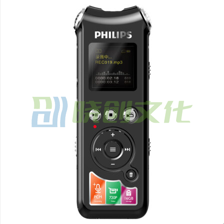 飞利浦（PHILIPS）VTR8010 16GB 执法取证 录音笔 720P高清录像摄像