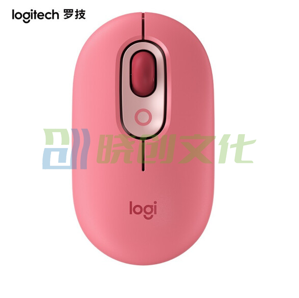 罗技（Logitech）POP MOUSE 无线蓝牙鼠标 时尚对称鼠标 女生便携鼠标 办公鼠标 电幻粉（单鼠标）