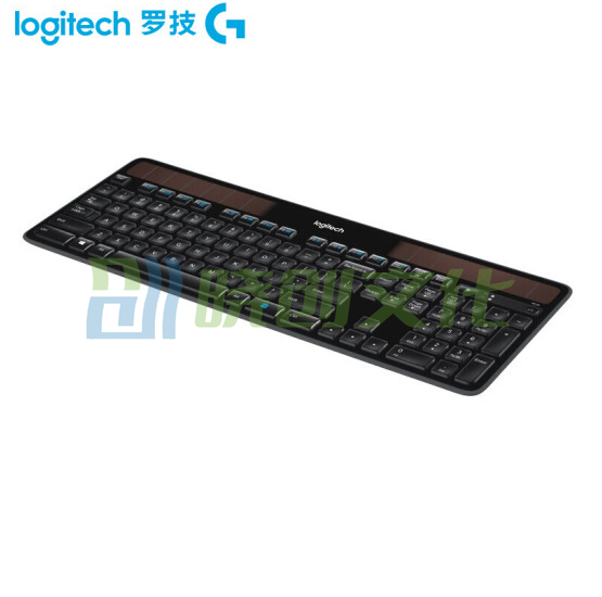 罗技（Logitech） K750无线键盘轻薄办公商务家用 太阳能供电便携全尺寸键盘  货号：ZF