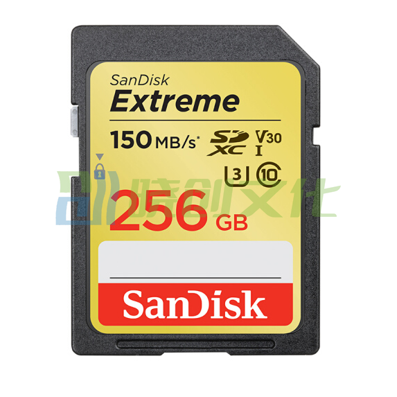 闪迪（SanDisk）256GB SD存储卡 U3 C10 V30 4K至尊极速版数码相机内存卡SDSDXV5-256G-ZNCIN 读速150MB/s 写速70MB/s