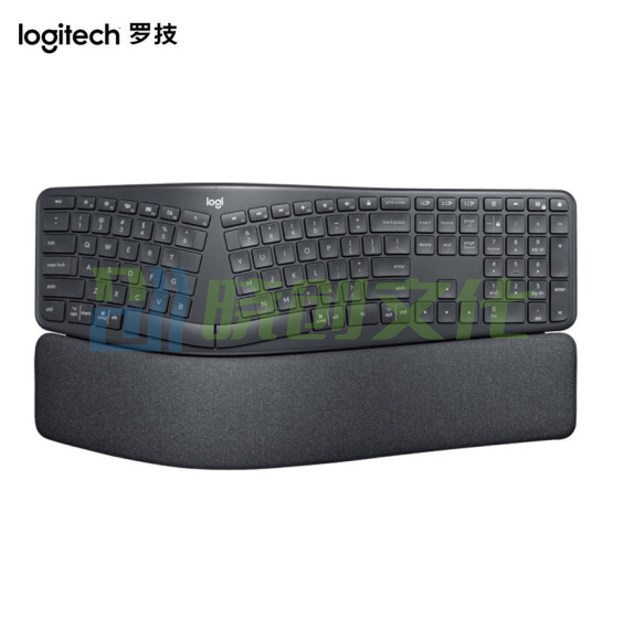 罗技（Logitech）ERGO K860 无线蓝牙键盘 人体工学分体式键盘 电脑笔记本商务办公键盘 K860