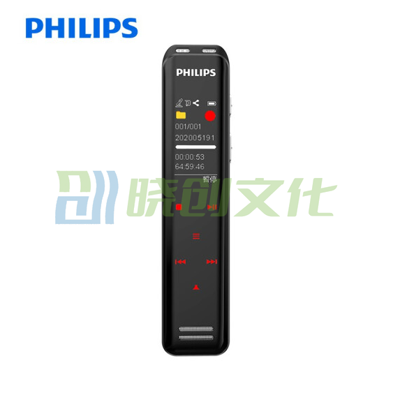 飞利浦（PHILIPS）VTR5103 16G AI智能录音笔 双麦克高品质录音 终身免费转文本/翻译