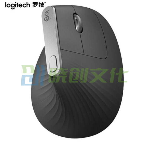 罗技（Logitech）MX Vertical 无线蓝牙鼠标 商务办公鼠标 人体工程学鼠标 垂直鼠标 带无线2.4G接收器 黑灰色