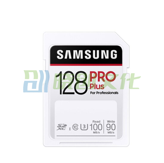 三星 128GB SD存储卡 4K U3 Class10 PROPlus内存卡 读速高达100mb/s写速90mb/s MB-SD128H/CN