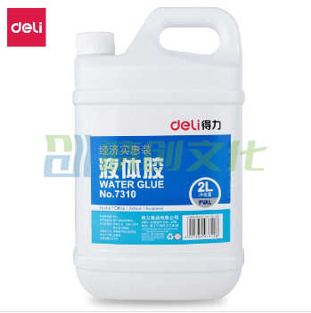 得力7310液体胶2L