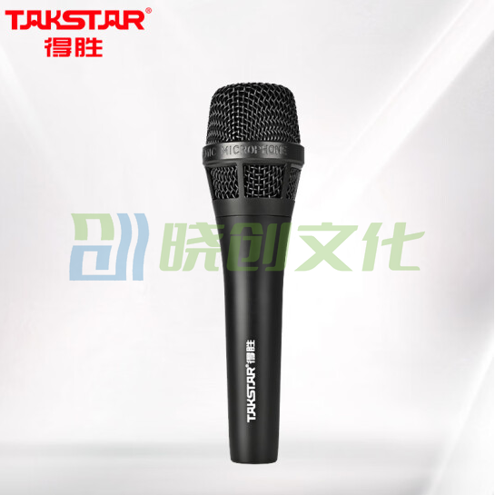 得胜（TAKSTAR）GH1有线动圈麦克风 舞台演出吉他弹唱K歌专业录音户外直播专用话筒 黑色