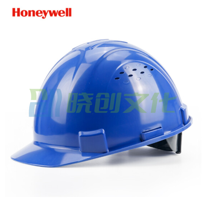 霍尼韦尔（Honeywell）安全帽   H99 ABS 工地 工程 工业 建筑 防砸 抗冲击 蓝色 有透气孔 1顶