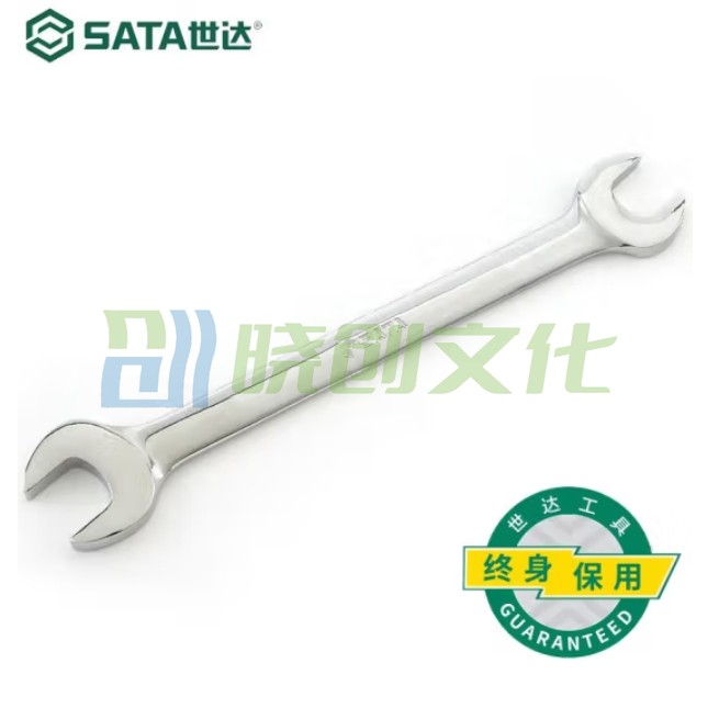 世达（SATA)    41206	全抛光双开口扳手14x17MM