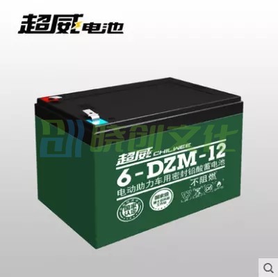 超威黑金电动三轮车电池   电瓶   6-DZM-12  151*99*97mm   4块/组