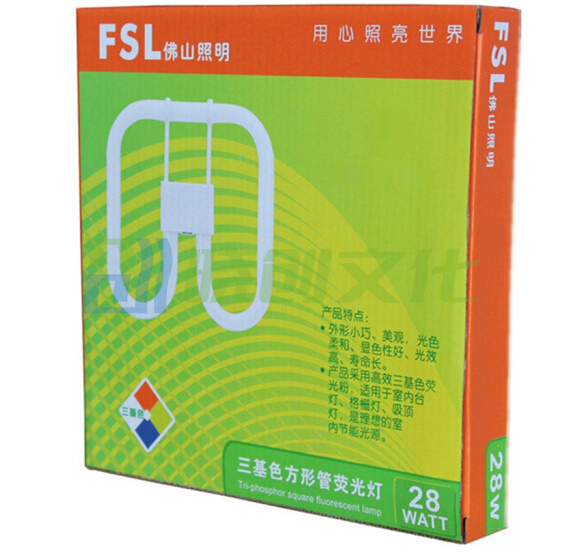 佛山照明（FSL）28W 四针荧光2D管20.5cm*20.5cm